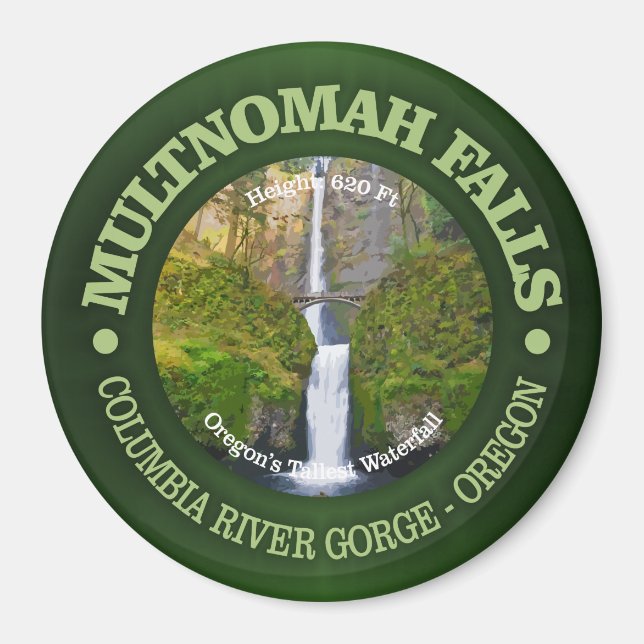 Multnomah Falls Magnet (Framsidan)