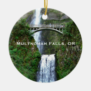 Multnomah Falls, Oregon Ligcape Ornament