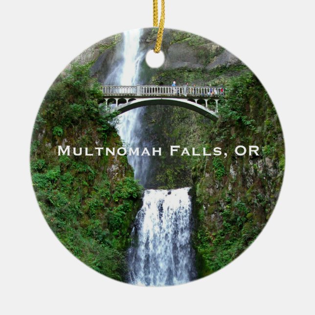 Multnomah Falls, Oregon Ligcape Ornament (Framsidan)