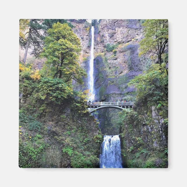 Multnomah Falls, Oregon Magnet (Framsidan)