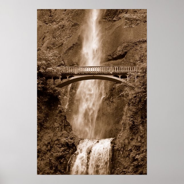 Multnomah Falls, Oregon Poster (Framsidan)