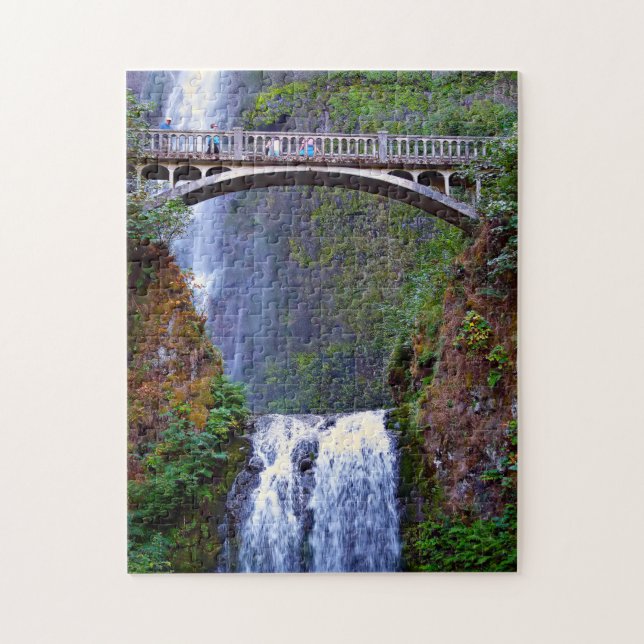 Multnomah Falls Oregon. Pussel (Vertikal)