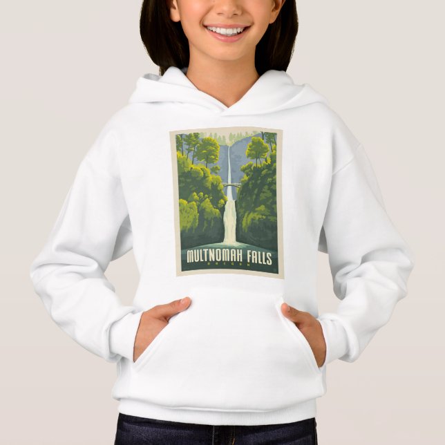 Multnomah Falls | Oregon T Shirt (Framsida)
