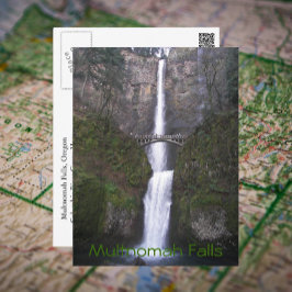 Multnomah Falls, Oregon Travel Photo Vykort