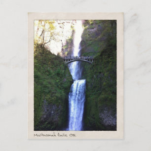 Multnomah Falls, Oregon Vykort
