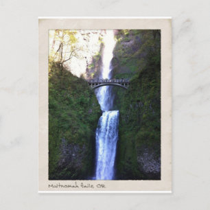 Multnomah Falls, Oregon Vykort