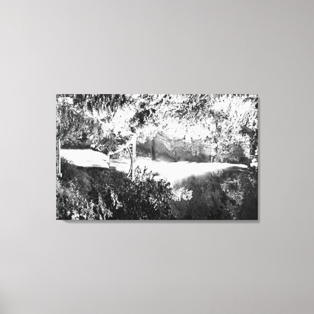 Multnomah Falls PhotographColumbia River, OR 2 Canvastryck (Framsida)