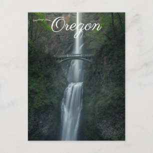 Multnomah Falls Portland Oregon Vykort