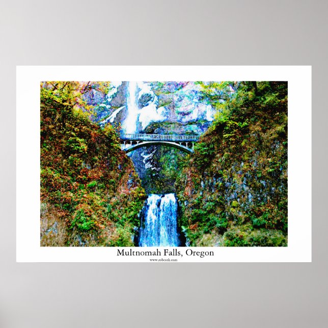 Multnomah Falls Poster (Framsidan)