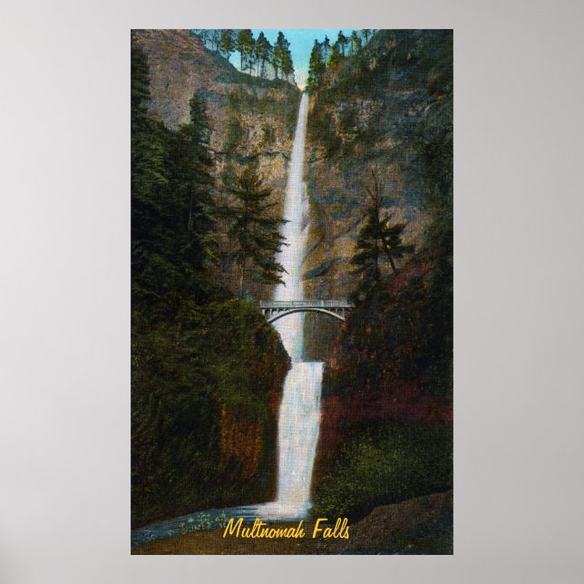 Multnomah Falls Poster (Framsidan)