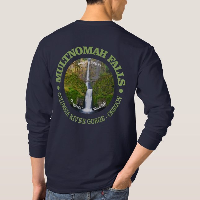 Multnomah Falls T Shirt (Baksida)