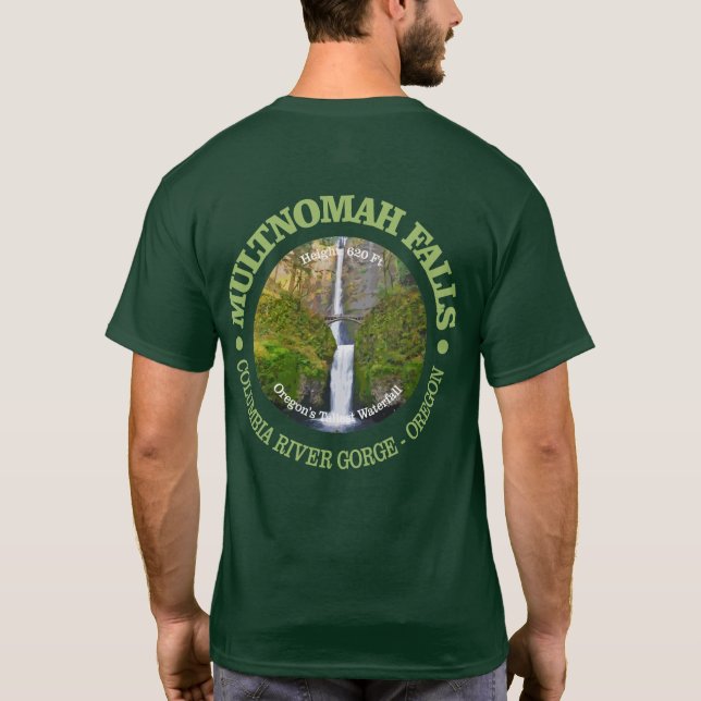Multnomah Falls T Shirt (Baksida)