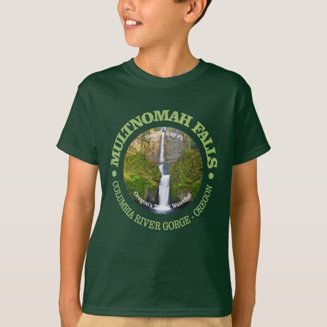 Multnomah Falls T Shirt (Framsida)