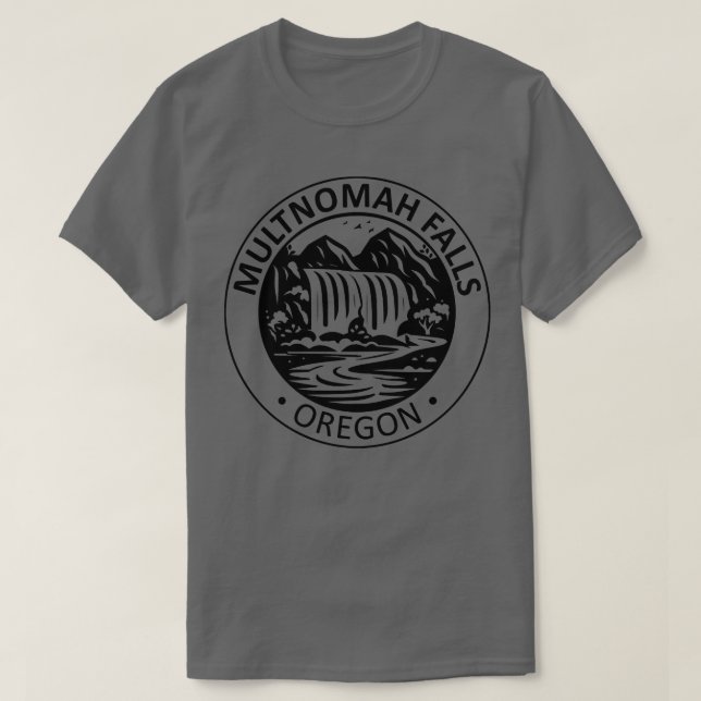 Multnomah Falls T Shirt (Design framsida)