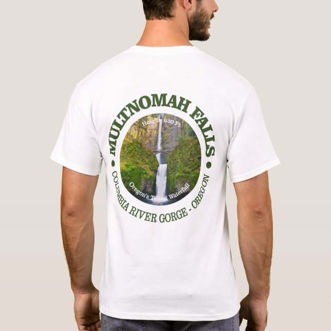Multnomah Falls T Shirt (Baksida)