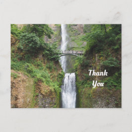 Multnomah Falls Tack-kort Vykort