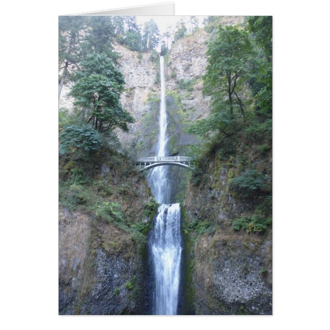 Multnomah Falls - Tomt kort (Framsidan)