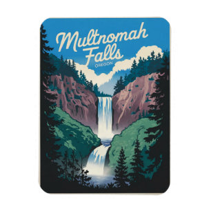 Multnomah Falls vintage Magnet