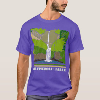 Multnomah Falls Vintage Souvenir T Shirt
