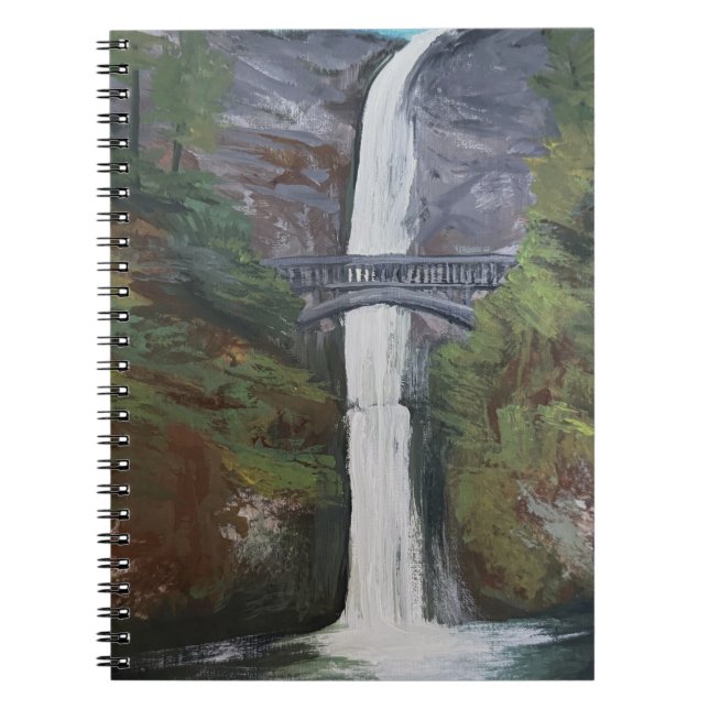 Multnomah Falls-vy Anteckningsbok (Framsidan)