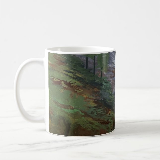Multnomah Falls-vy Kaffemugg (Vänster)