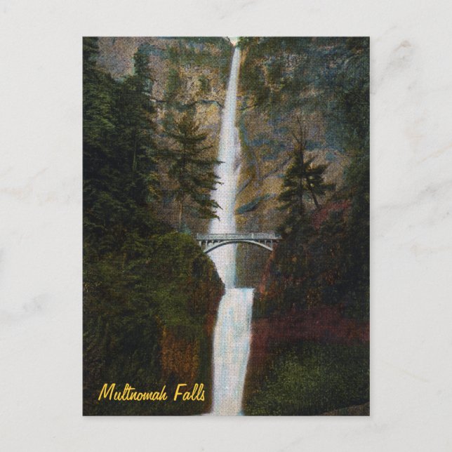 Multnomah Falls-vykort Vykort (Framsida)