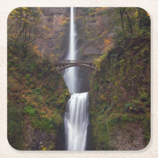 Multnomah nedgångar i sen höst underlägg papper kvadrat