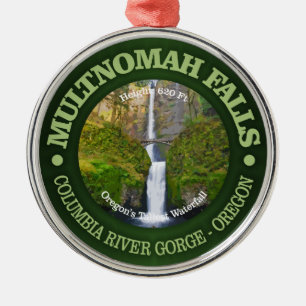 Multnomah nedgångar julgransprydnad metall