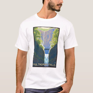 Multnomah nedgångar, OregonMaiden av nedgångarna T Shirt