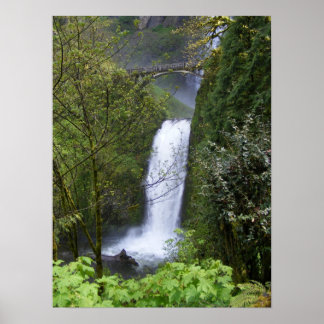 Multnomah Waterfall Poster