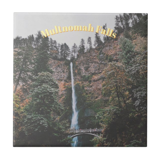 Multnomahfallen Kakelplatta (Framsidan)