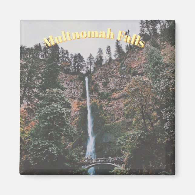 Multnomahfallen Magnet (Framsidan)