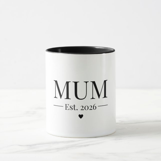Mum Established 2026 Mugg (Center)