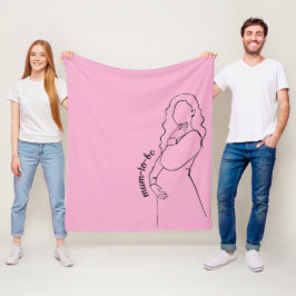 Mum-to-be Fleecefilt