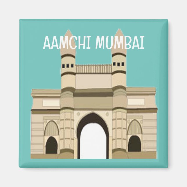 Mumbai Gateway of India Travel Magnet (Framsidan)