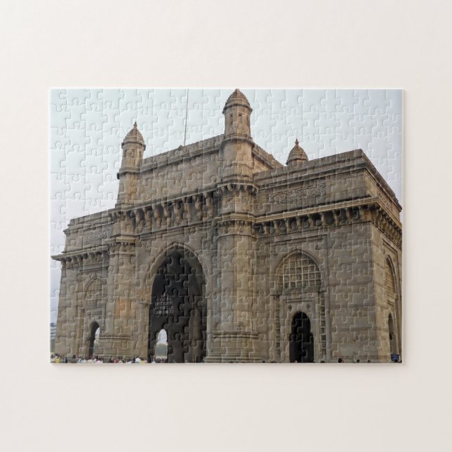 Mumbai Gateway of India view puzzle Pussel (Horisontell)