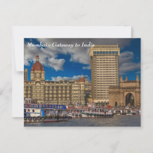 Mumbai - Gateway to India Vykort