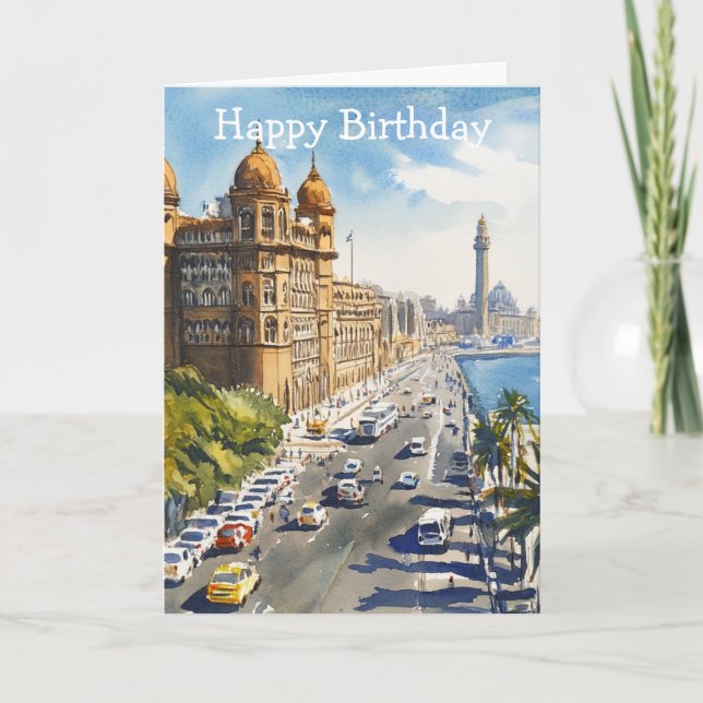 Mumbai in India Kort (Framsida)