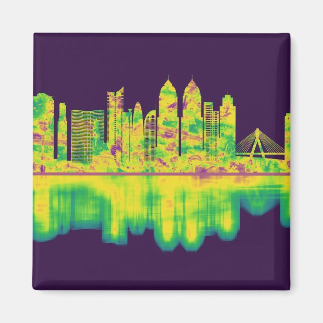 Mumbai India Skyline Magnet (Framsidan)