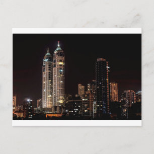 Mumbai India Skyline Vykort