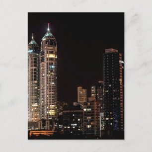 Mumbai Indien Skyline Vykort