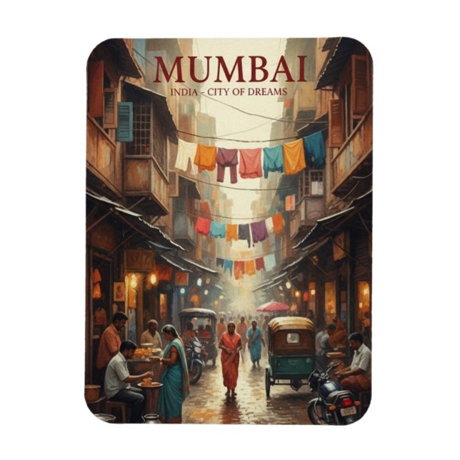 Mumbai-resa souvenir magnet (Vertikal)