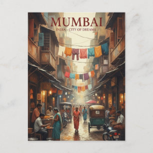 Mumbai-resa souvenir vykort
