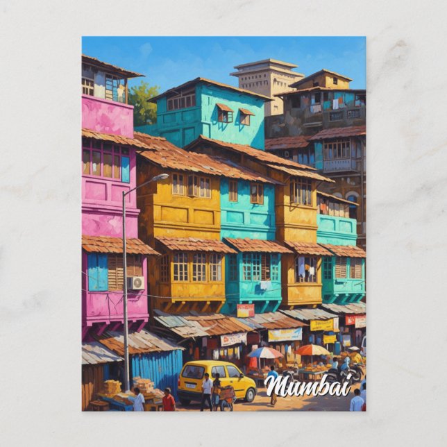 Mumbai Souvenir Vykort (Framsida)