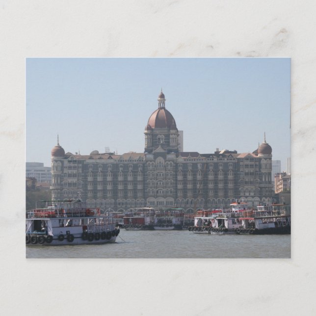mumbai taj india vykort (Framsida)