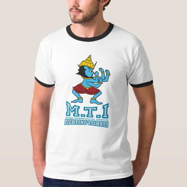 Mumbai teknologiskt institut som slåss Vishnus T-shirt (Framsida)