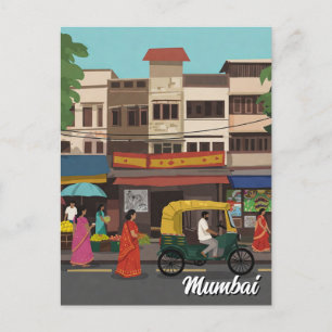 Mumbai Travel Souvenir Vykort