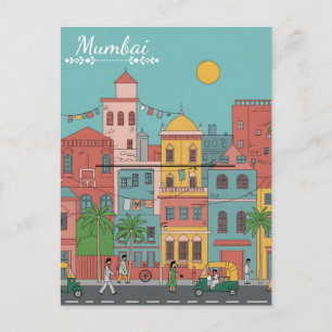 Mumbai Travel Souvenir Vykort