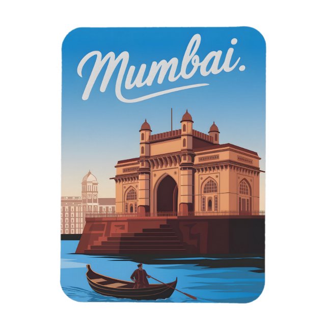 Mumbai vintage magnet (Vertikal)