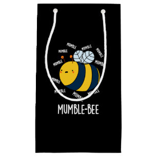 Mumble Bee Funny Insekt Pun Mörk BG